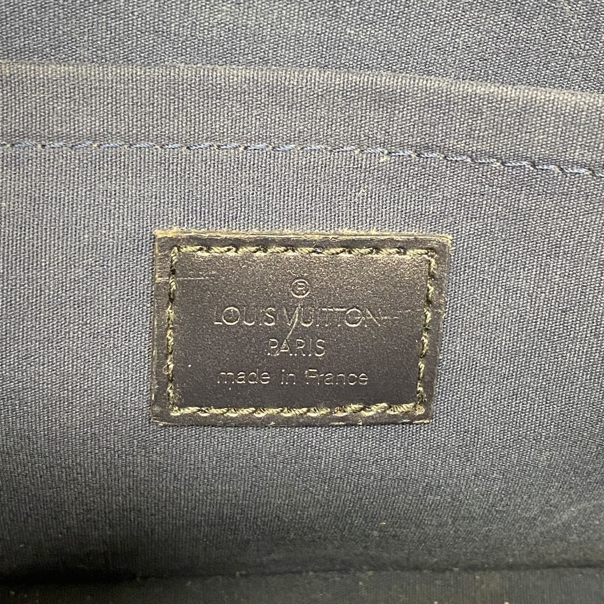 Louis Vuitton Handbag Monogram Matt Shelton Blue — view 5
