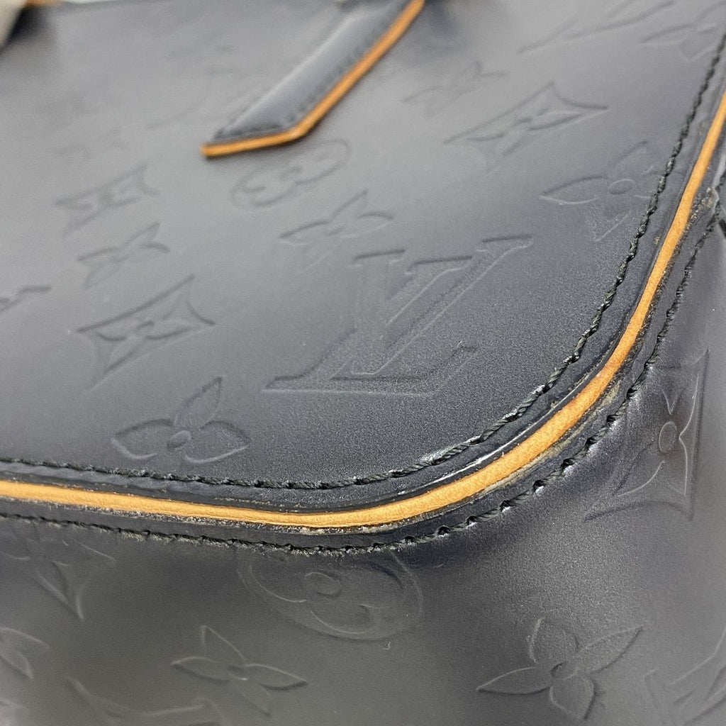 Louis Vuitton Handbag Monogram Matt Shelton Blue — view 6