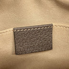 Gucci Shoulder Bag Ophidia Brown Champagne Gold — view 5