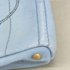 Prada Tote Bag Canapa Canvas Gold 2-Way — view 6