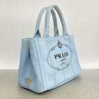 Prada Tote Bag Canapa Canvas Gold 2-Way — view 2