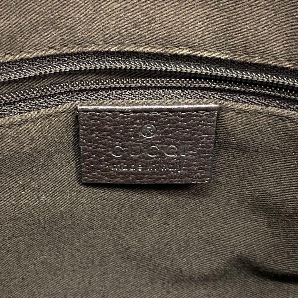 Gucci Handbag GG Canvas Beige Brown Silver — view 5