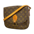 Louis Vuitton Shoulder Bag Monogram Saint-cloud Brown