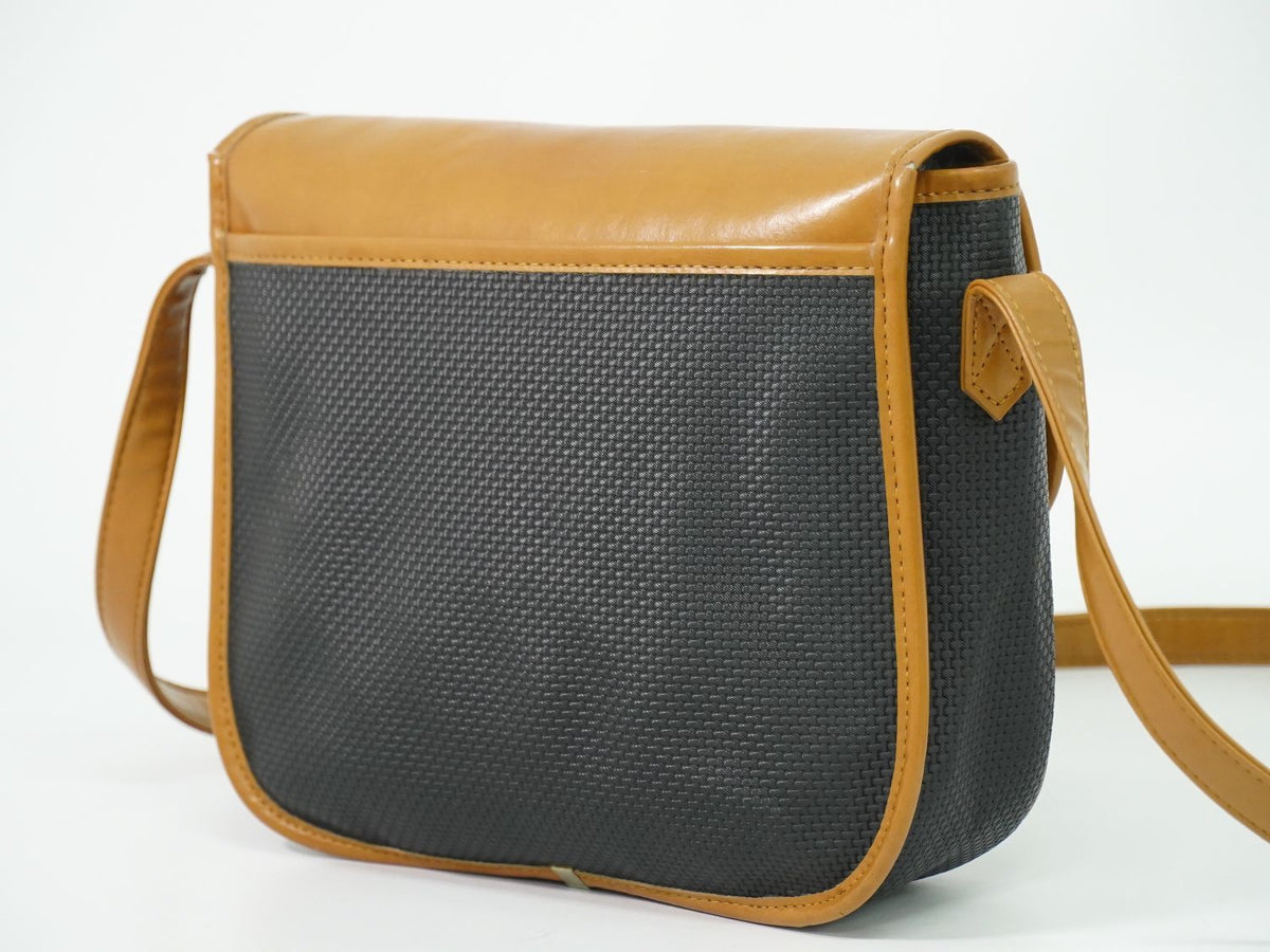 Saint Laurent YSL Shoulder Bag Pochette Black Brown — view 2