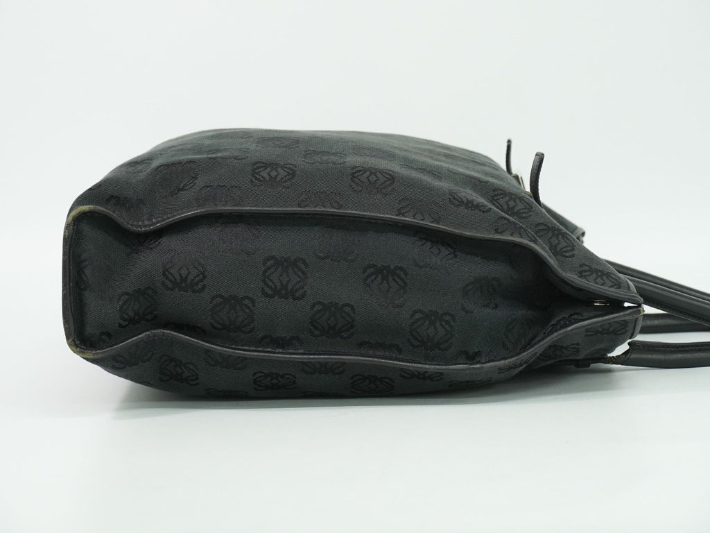 Loewe Anagram Tote Bag Canvas Black — view 4