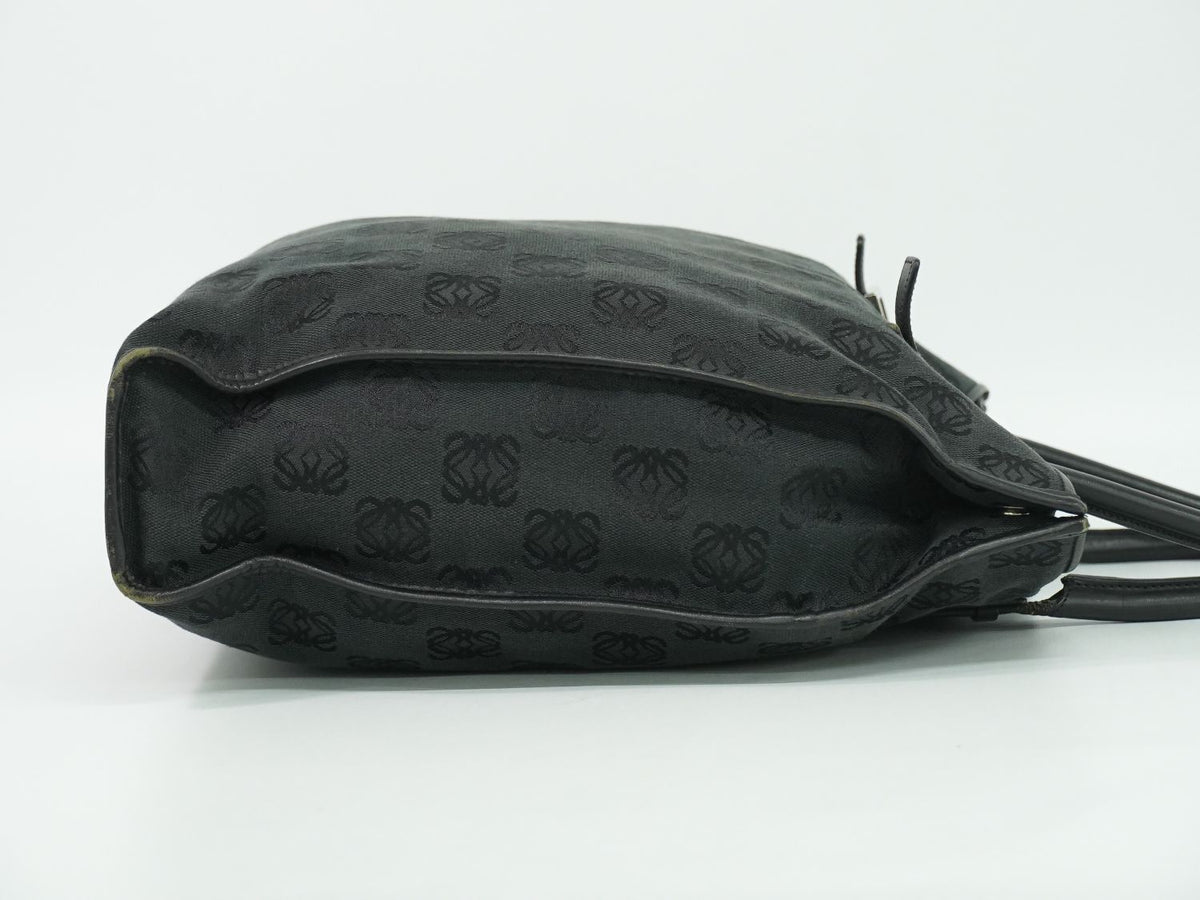 Loewe Anagram Tote Bag Canvas Black — view 4