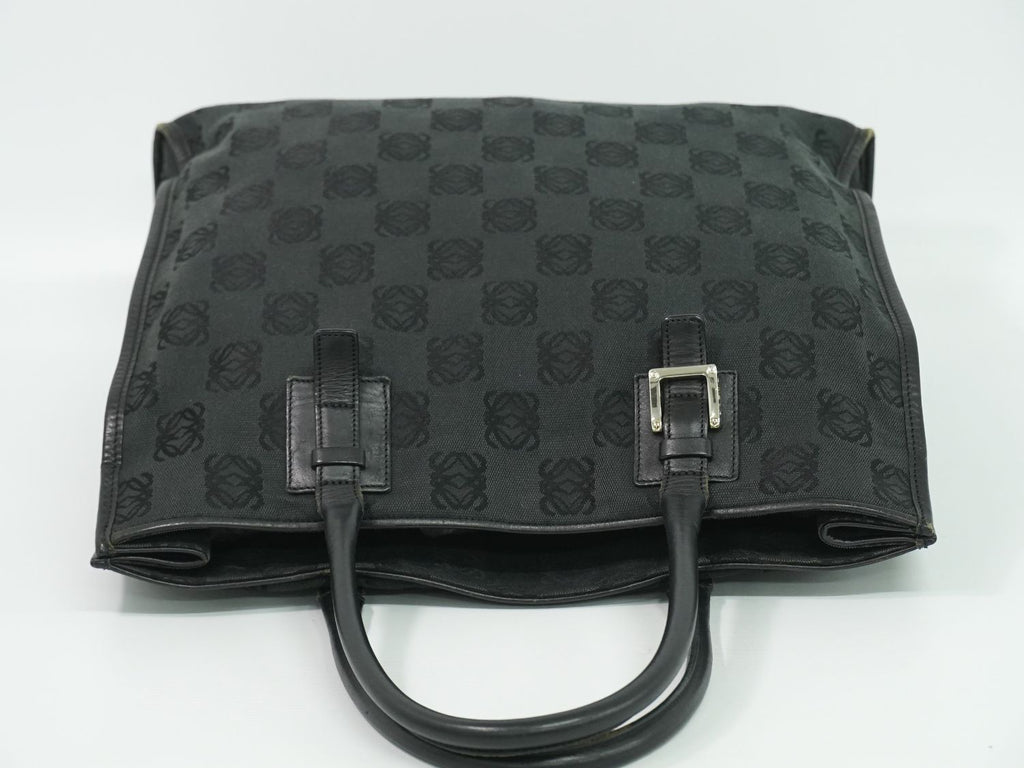 Loewe Anagram Tote Bag Canvas Black — view 5