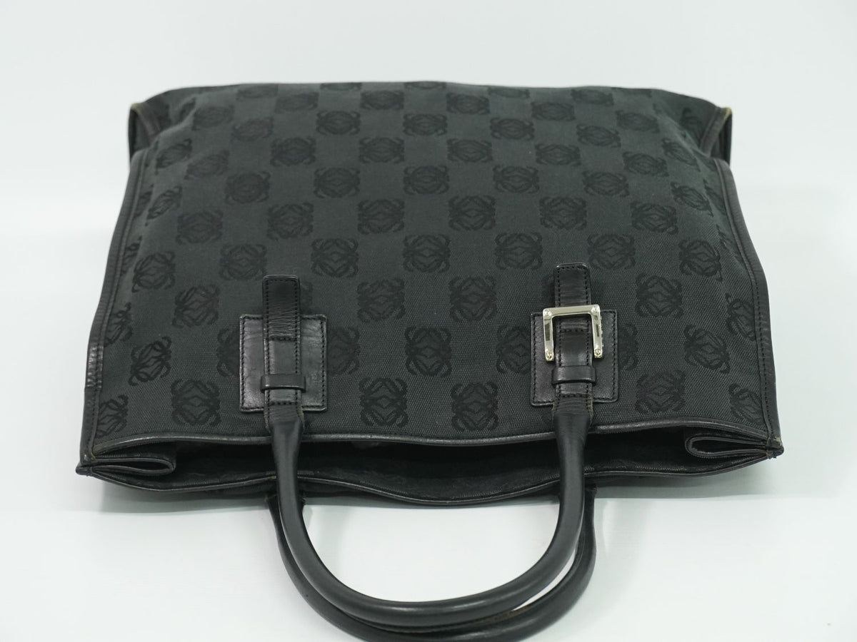 Loewe Anagram Tote Bag Canvas Black — view 5