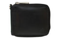 Gucci Wallet Bifold Zip Around Black Leather Sherry Line Billfold