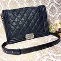 Chanel Boy Chain Shoulder Bag Quilted
