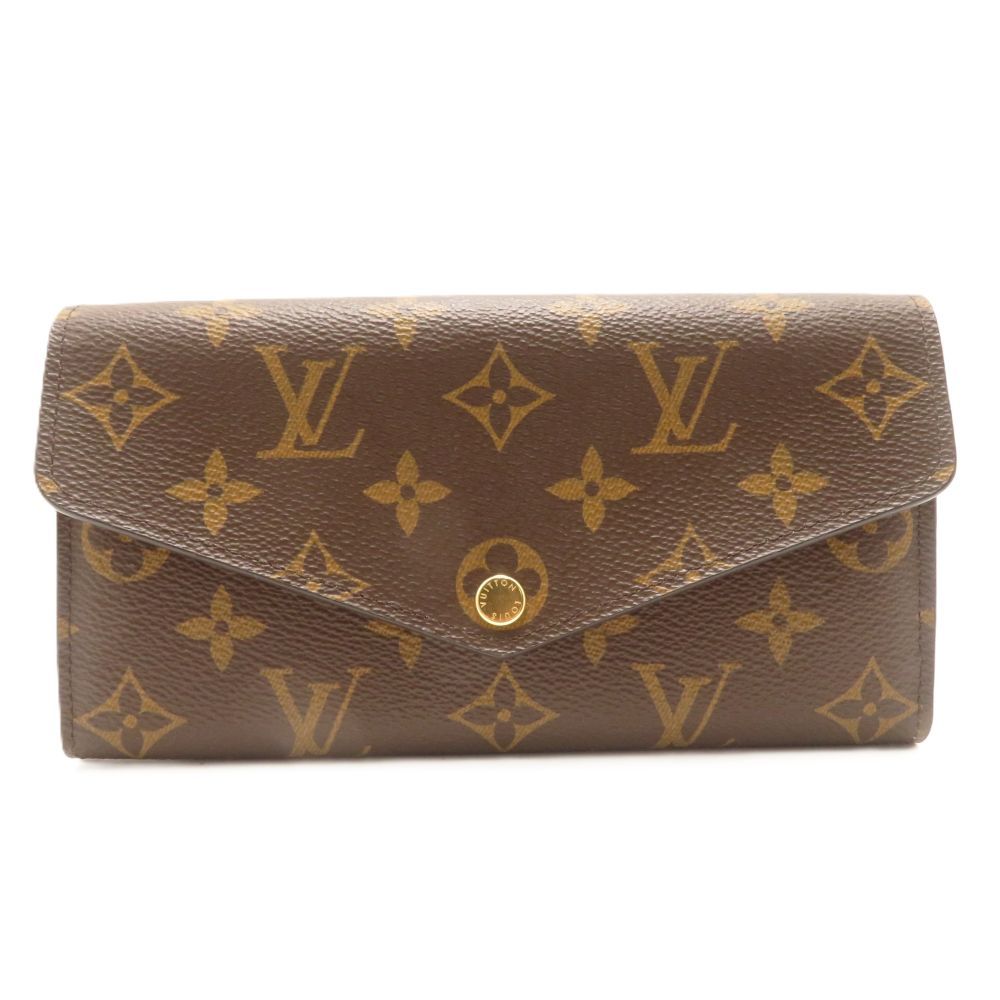 Louis Vuitton Portefeuille Sarah Monogram Rose Ballerine Bifold Wallet Canvas