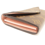 Louis Vuitton Portefeuille Sarah Monogram Rose Ballerine Bifold Wallet Canvas — view 4