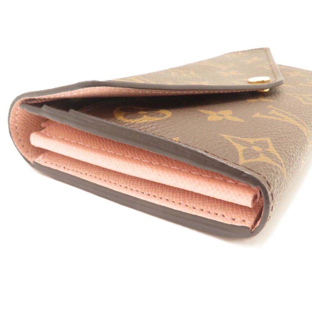Louis Vuitton Portefeuille Sarah Monogram Rose Ballerine Bifold Wallet Canvas — view 4