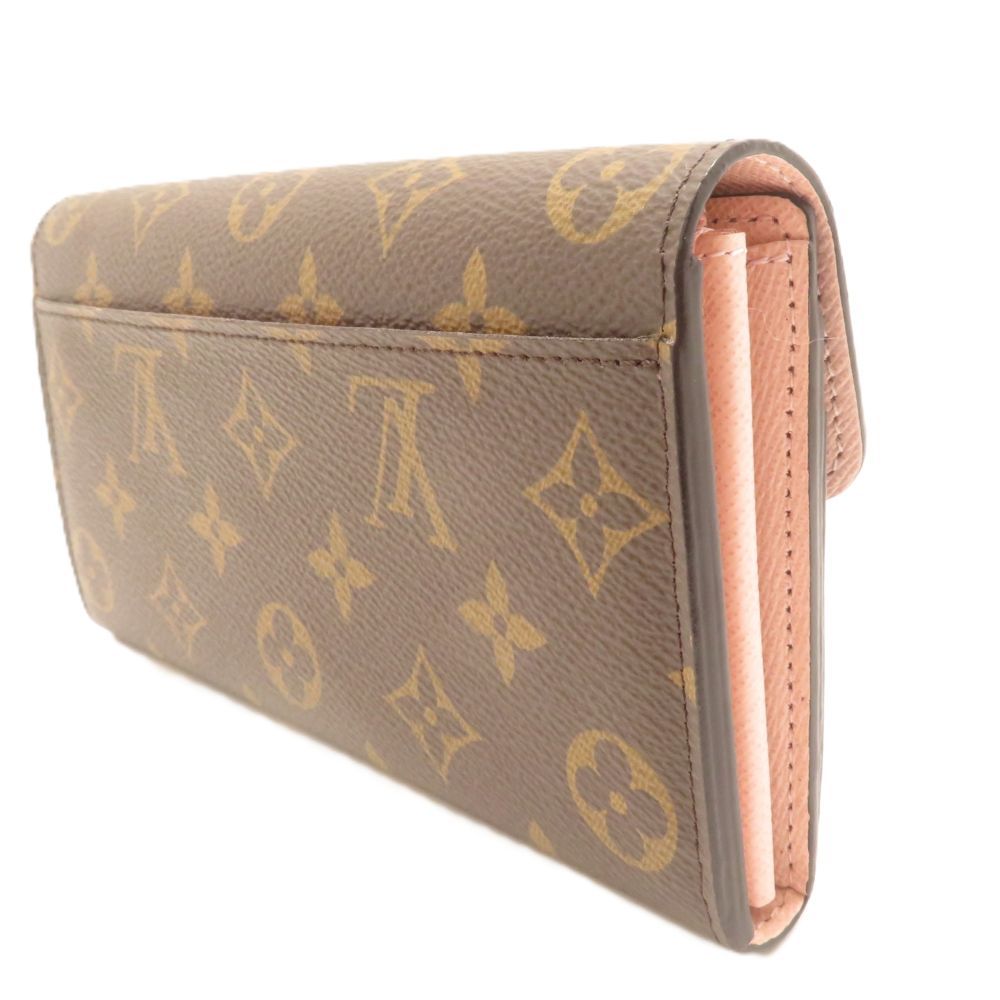 Louis Vuitton Portefeuille Sarah Monogram Rose Ballerine Bifold Wallet Canvas — view 2