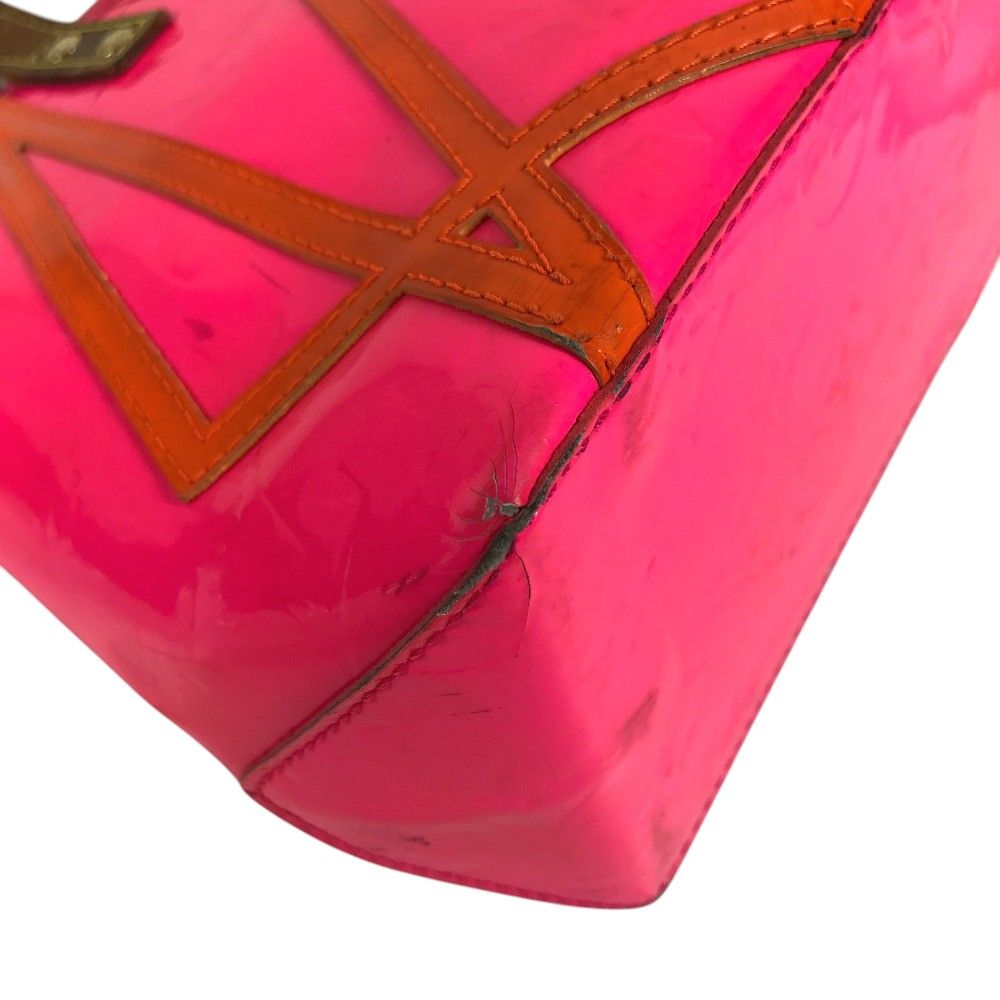 Louis Vuitton Handbag Reade PM Monogram Vernis Fluo Pink — view 6