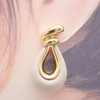 Fendi Filo Earrings Gold Color Beige — view 7
