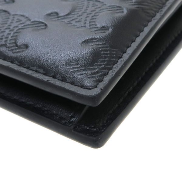 Celine Bifold Wallet Triomphe Embossed — view 8