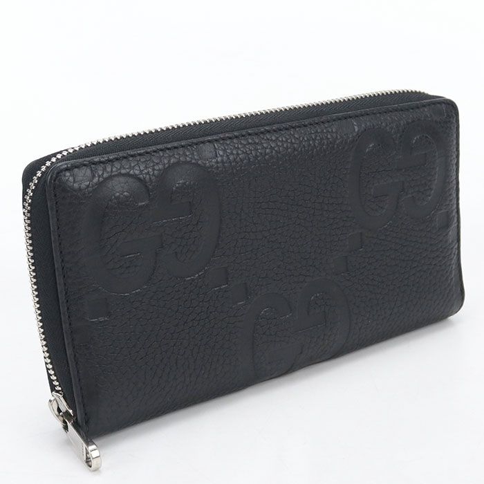 Gucci Jumbo GG Wallet Zip Around Leather