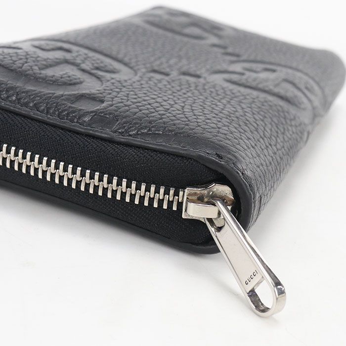 Gucci Jumbo GG Wallet Zip Around Leather — view 7