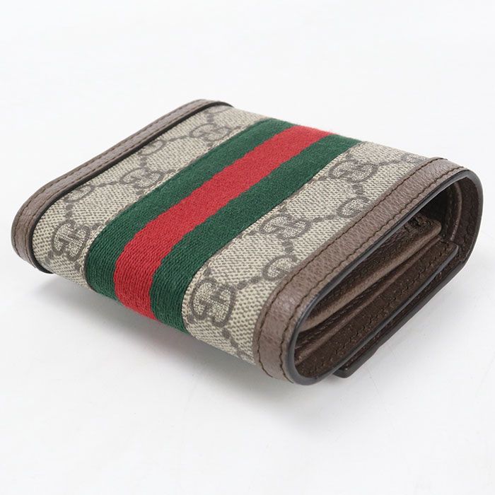 Gucci Ophidia Trifold Wallet GG Supreme Canvas — view 2