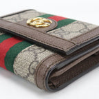 Gucci Ophidia Trifold Wallet GG Supreme Canvas — view 7