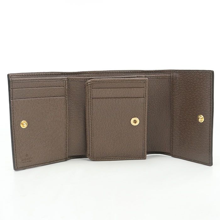 Gucci Ophidia Trifold Wallet GG Supreme Canvas — view 3