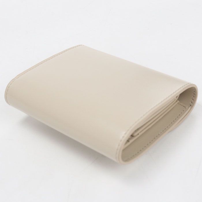 Celine Small Flap Wallet Triomphe Trifold Shiny Calfskin — view 2