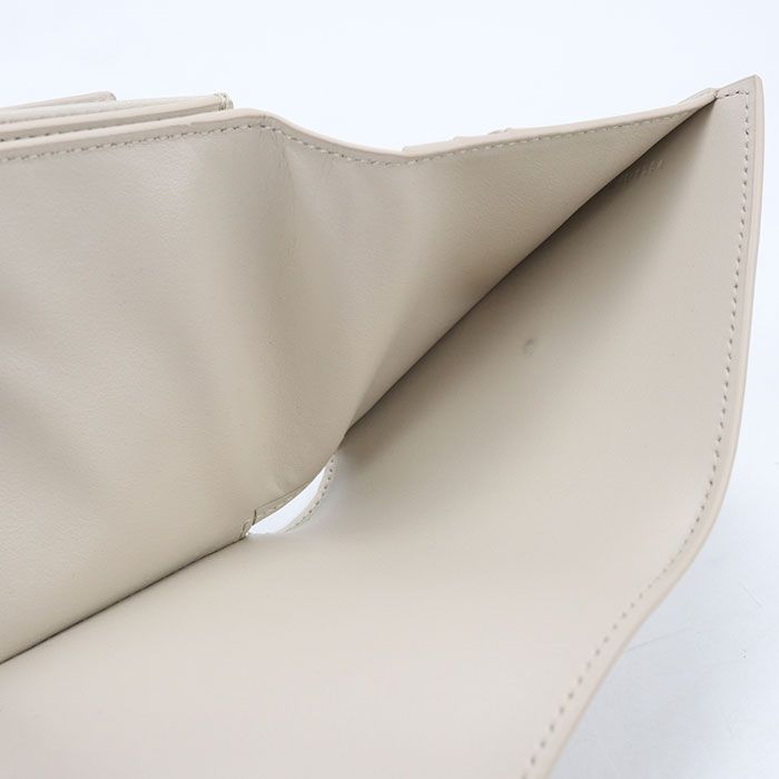 Celine Small Flap Wallet Triomphe Trifold Shiny Calfskin — view 5