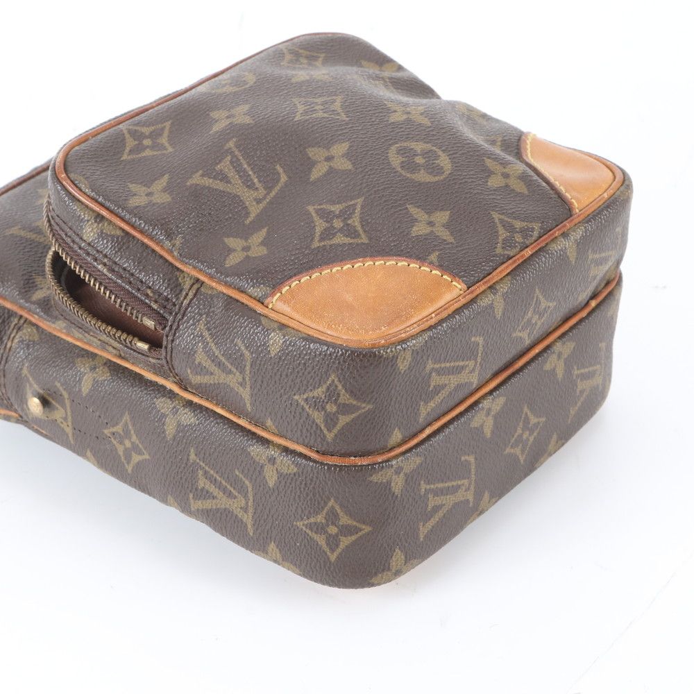 Louis Vuitton Monogram Amazon Leather Shoulder Bag Crossbody Brown Hand Tote — view 5