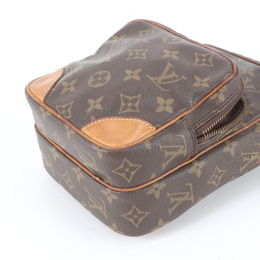 Louis Vuitton Monogram Amazon Leather Shoulder Bag Crossbody Brown Hand Tote — view 4
