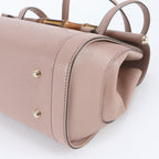 Gucci Bamboo Leather Handbag Tote Gold — view 4