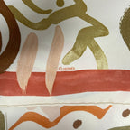Hermes Scarf Carre 90 Ivory Beige Multi le Cavaliere Ala Trompette — view 2