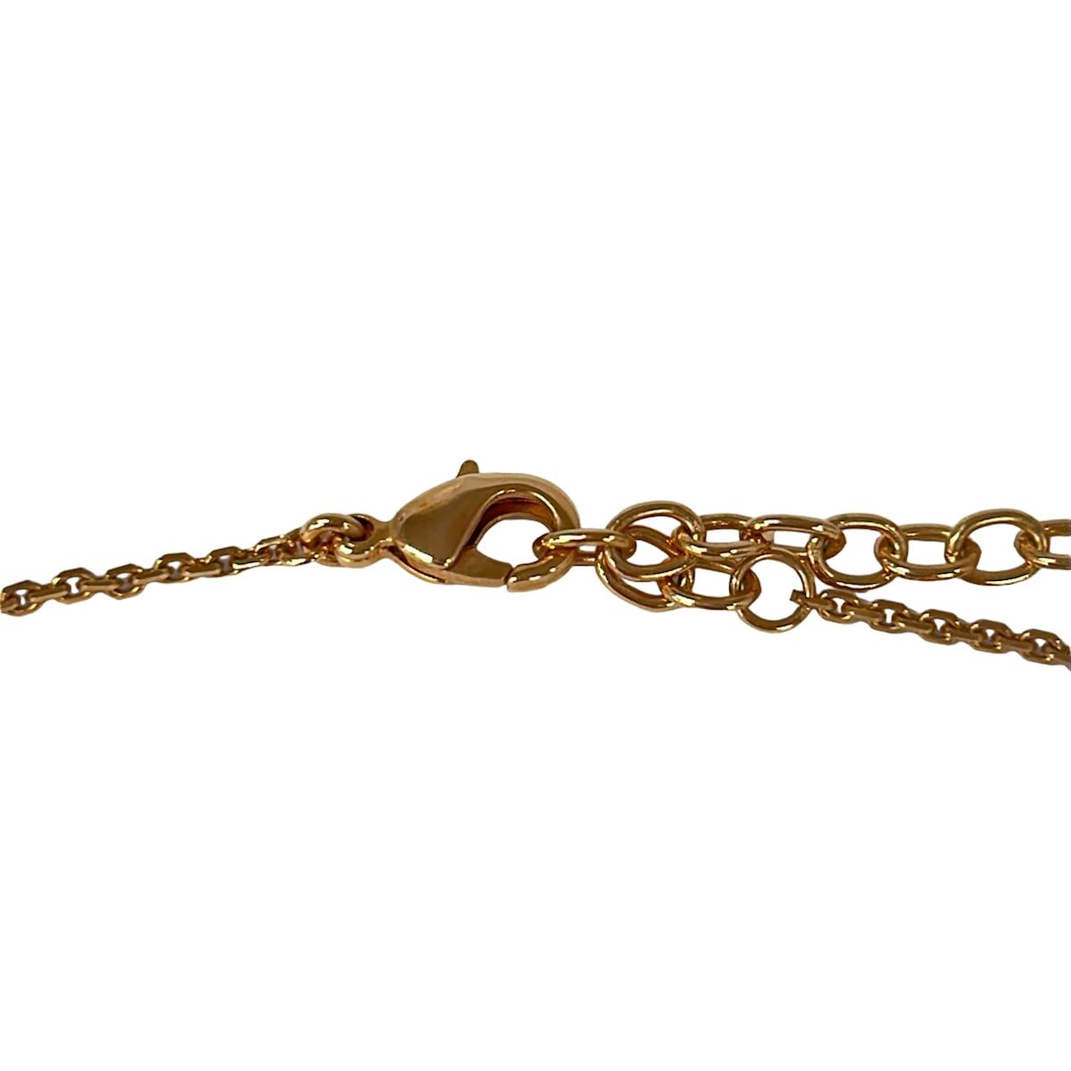 Dior Necklace Clair D Lune Gold Ivory CD Motif — view 4