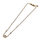 Dior Necklace Clair D Lune Gold Ivory CD Motif — view 2