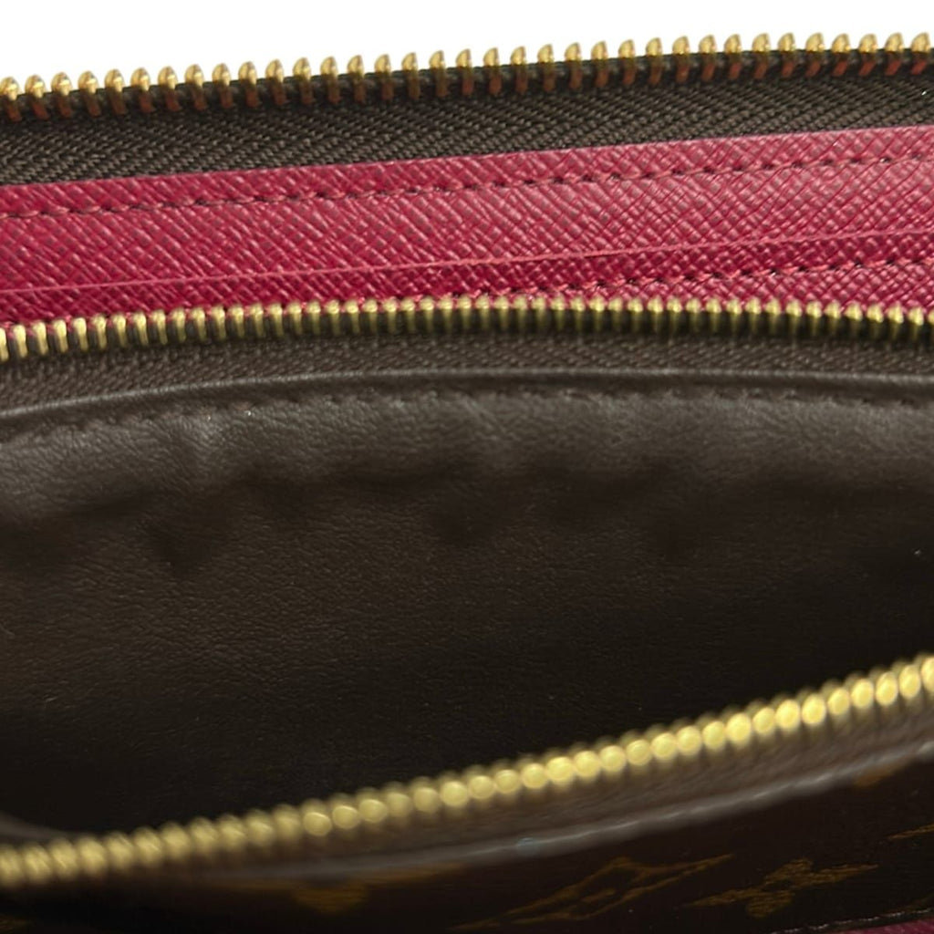 Louis Vuitton Wallet Monogram Portefeuille Clemence Fuchsia — view 7