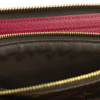 Louis Vuitton Wallet Monogram Portefeuille Clemence Fuchsia — view 7