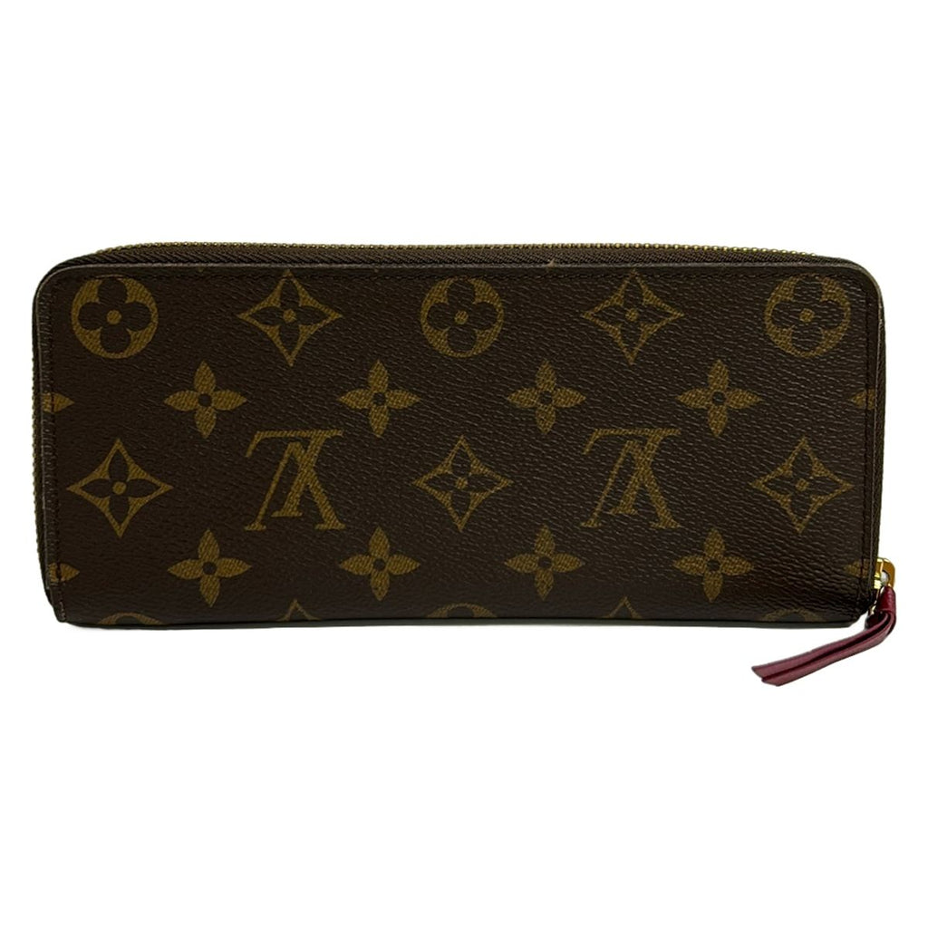 Louis Vuitton Wallet Monogram Portefeuille Clemence Fuchsia — view 2