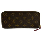 Louis Vuitton Wallet Monogram Portefeuille Clemence Fuchsia — view 2
