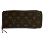 Louis Vuitton Wallet Monogram Portefeuille Clemence Fuchsia