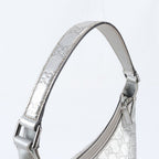 Gucci Guccissima Hobo Leather Shoulder Bag Hand Silver — view 2