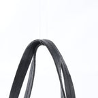 Prada Tessuto Nylon Triangle Logo Leather Tote Bag Shoulder Black — view 2