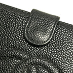 Chanel Wallet Black CC Logo Gold Kiss Lock — view 7
