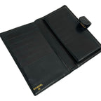Chanel Wallet Black CC Logo Gold Kiss Lock — view 3
