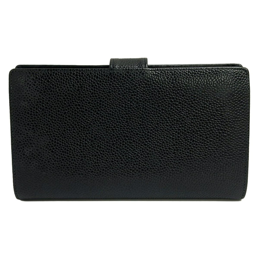Chanel Wallet Black CC Logo Gold Kiss Lock — view 2