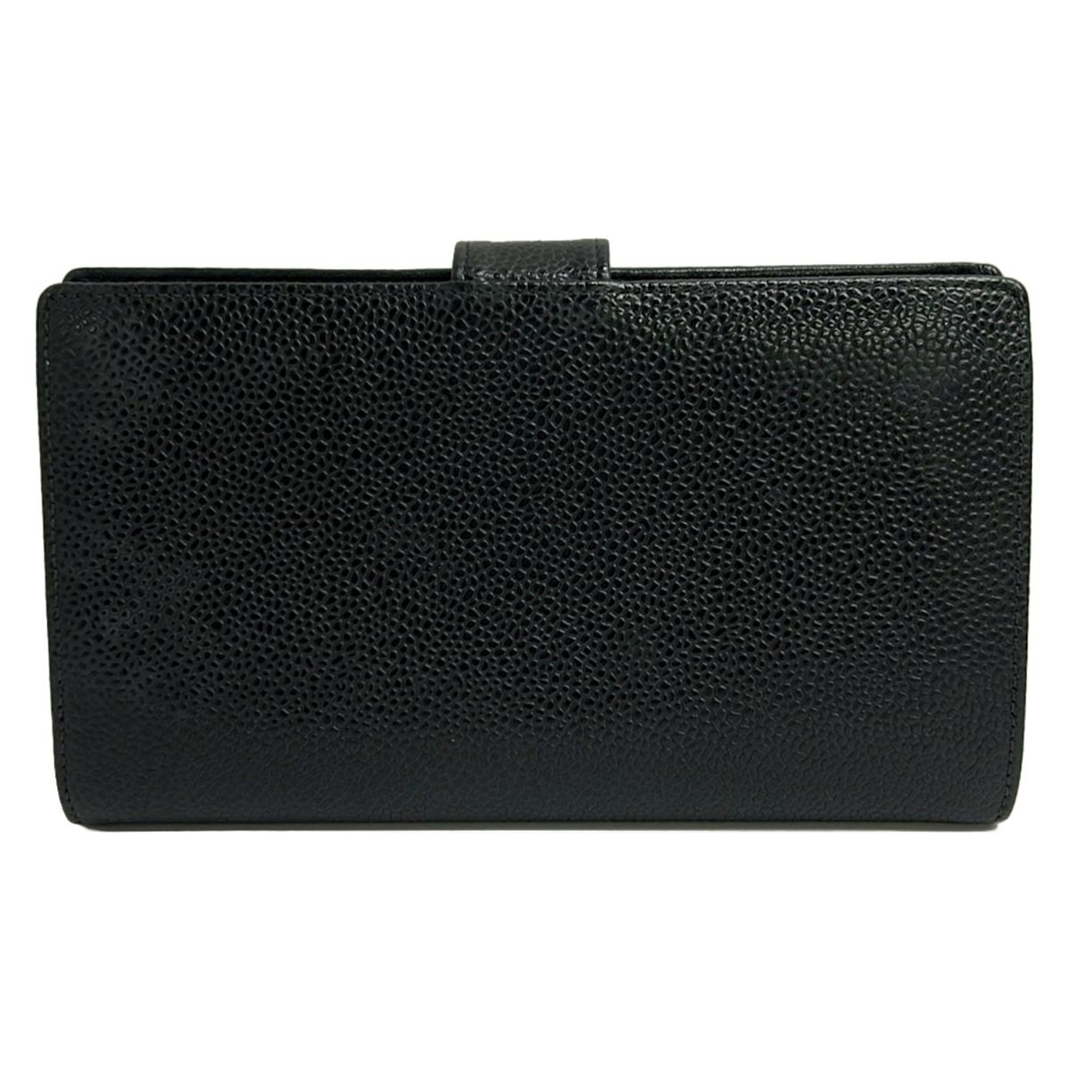 Chanel Wallet Black CC Logo Gold Kiss Lock — view 2