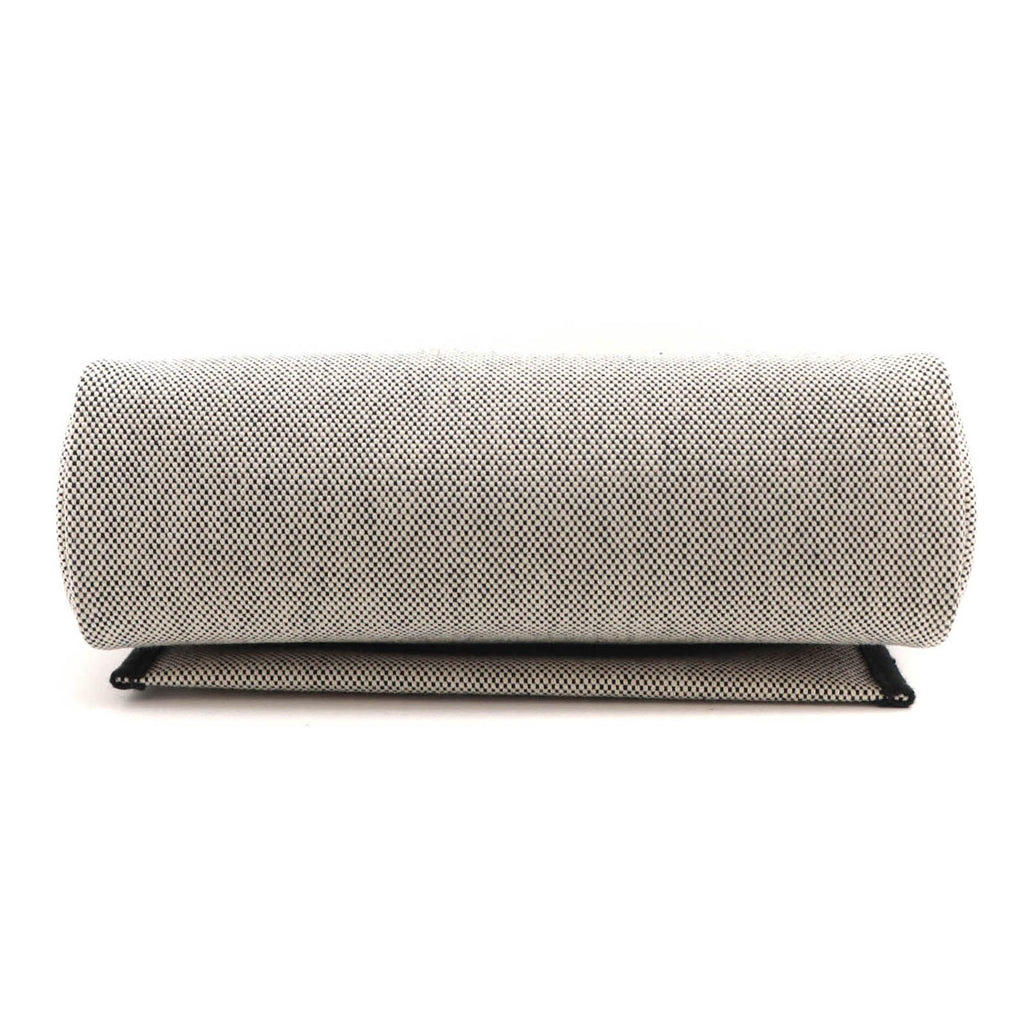 Hermes Herbag Zip Mini Ecru Black Silver Shoulder Bag Canvas — view 3