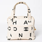 Chanel Mini Bag CC Logo Beige White Black Gold — view 2