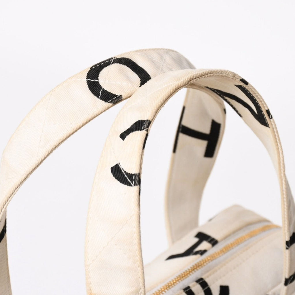 Chanel Mini Bag CC Logo Beige White Black Gold — view 6