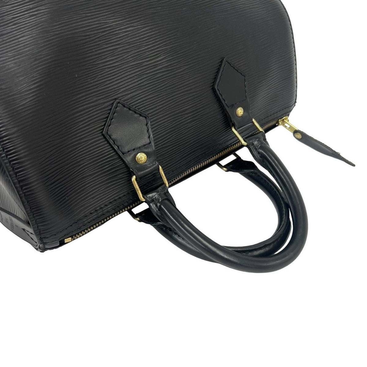 Louis Vuitton Vintage Speedy 30 Epi Leather Mini Boston Bag Noir — view 4