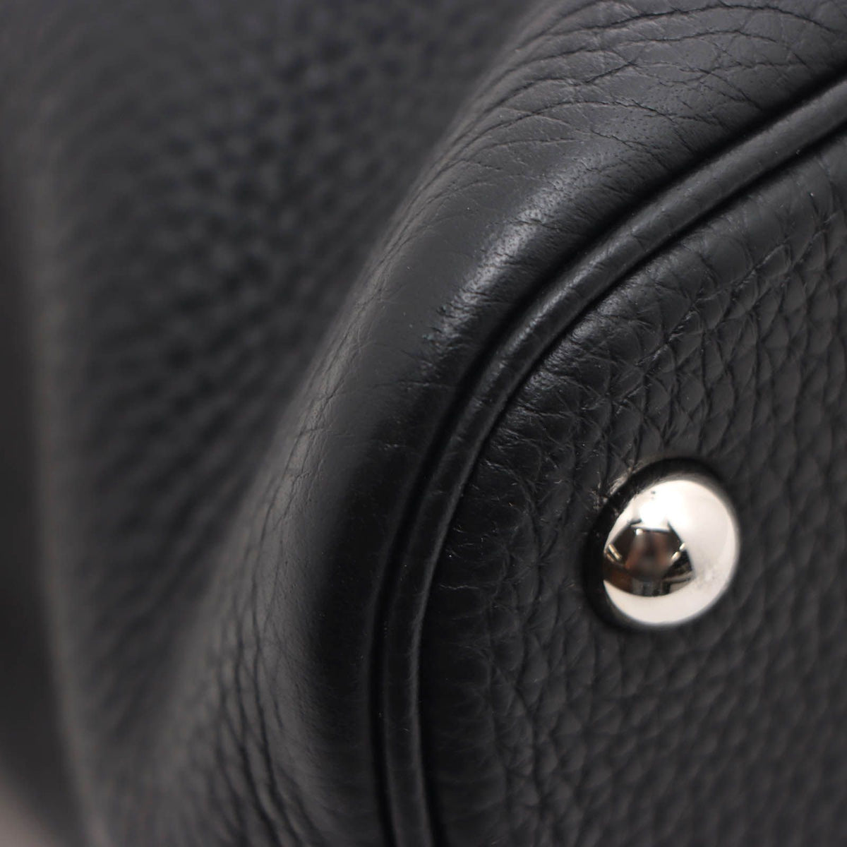 Hermes Bolide 31 Black Silver Handbag Taurillon Clemence — view 6